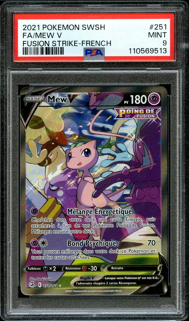 PSA 9 Mew V