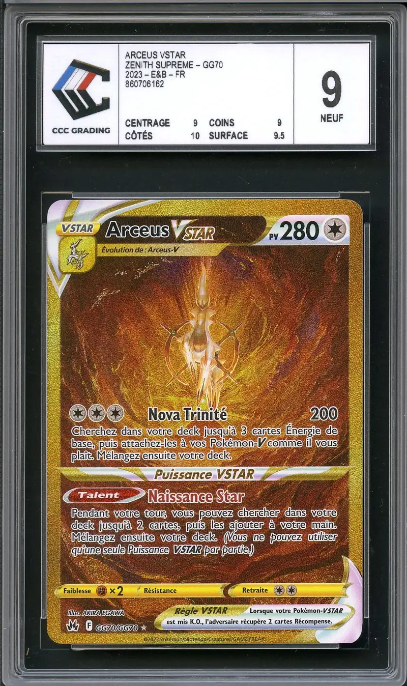 CCC 9 Arceus VStar Gold