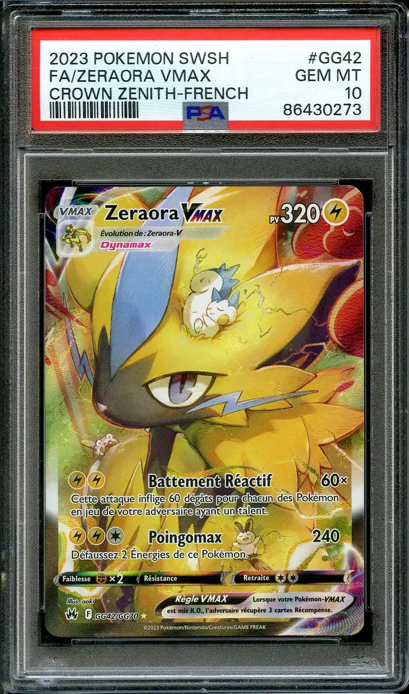 PSA 10 Zeraora VMax