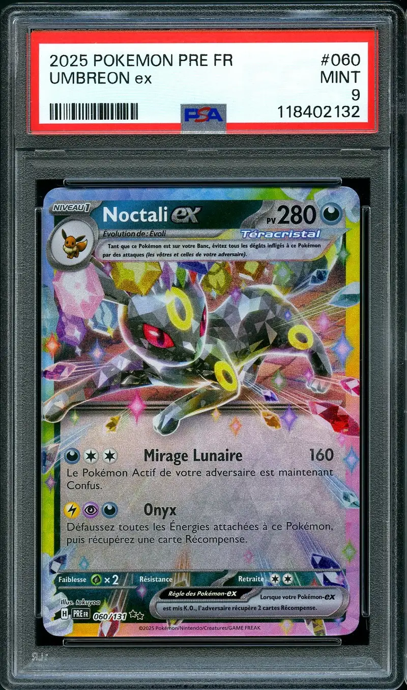 PSA 9 Noctali Ex