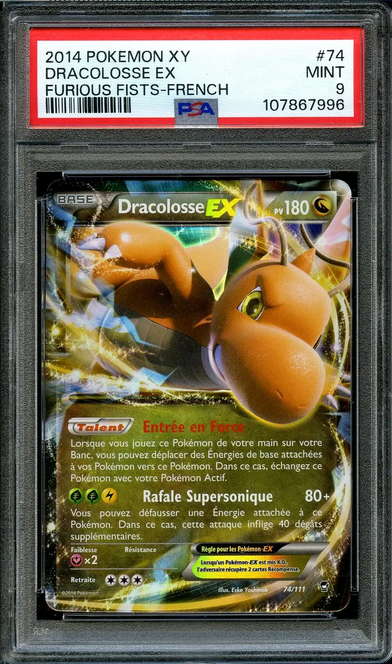 PSA 9 Dracolosse Ex