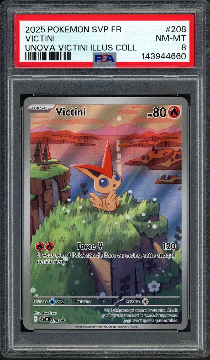 PSA 8 Victini