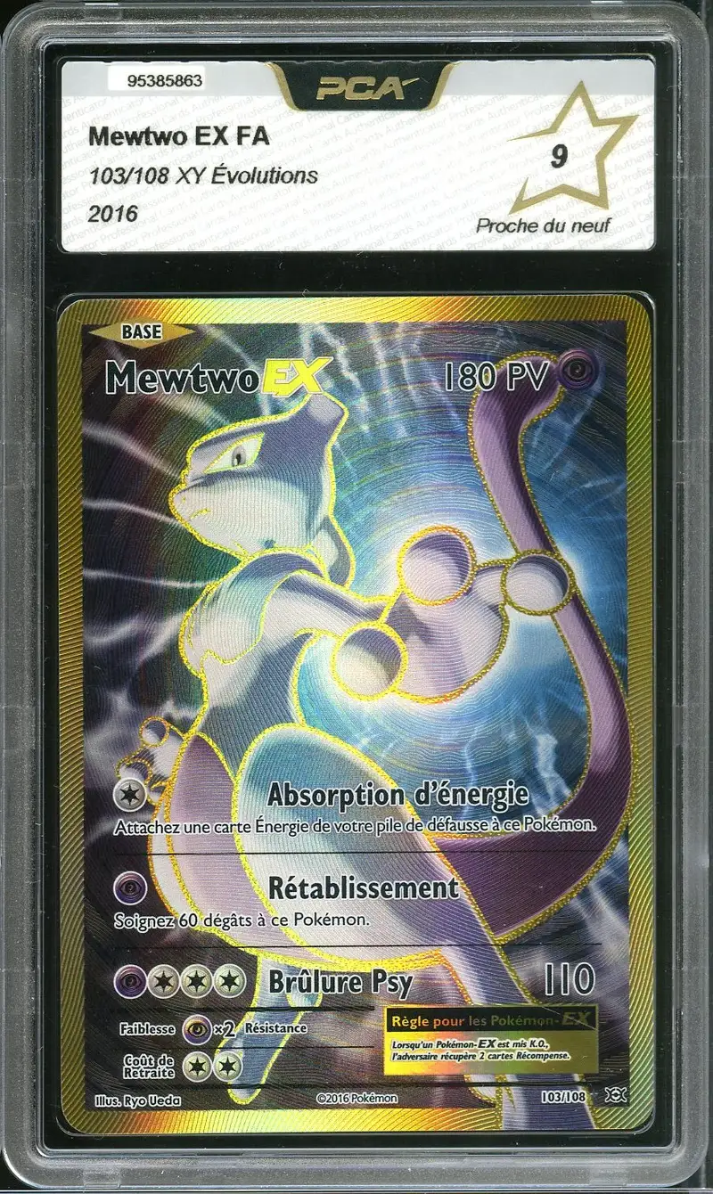 PCA 9 Mewtwo Ex Gold