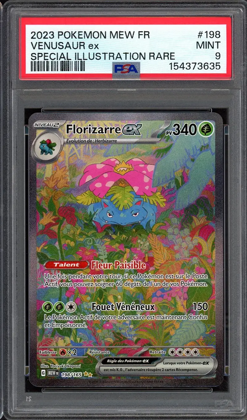 PSA 9 Florizarre Ex