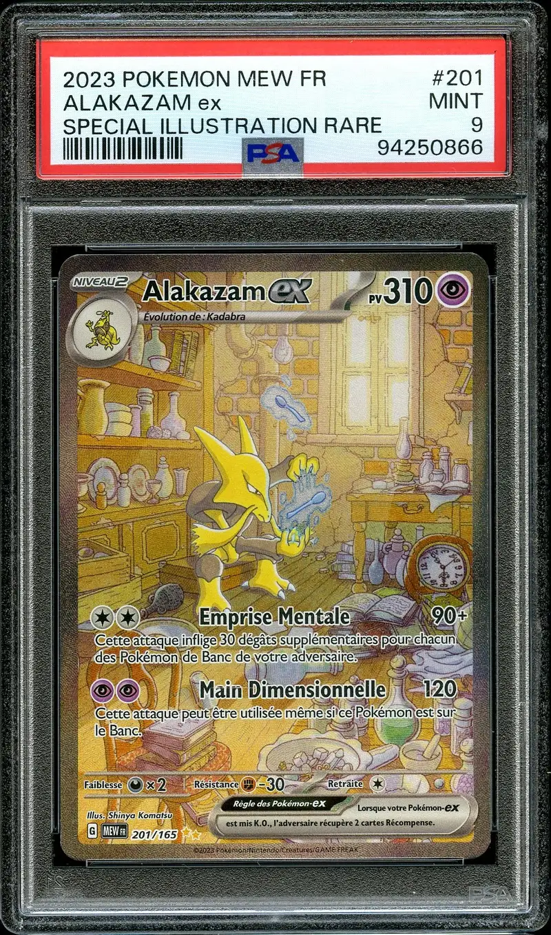 PSA 9 Alakazam Ex