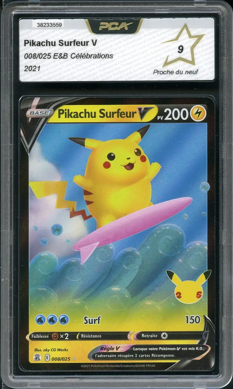 PCA 9 Pikachu Surfeur V