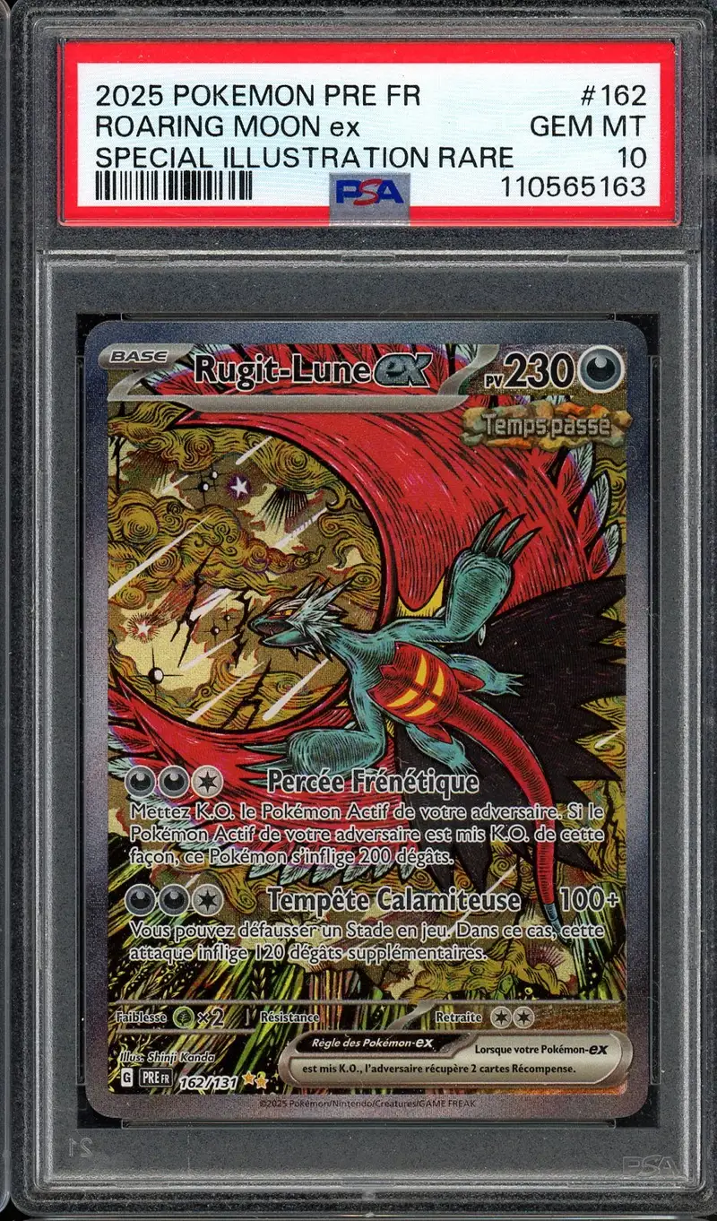 PSA 10 Roaring Moon Ex