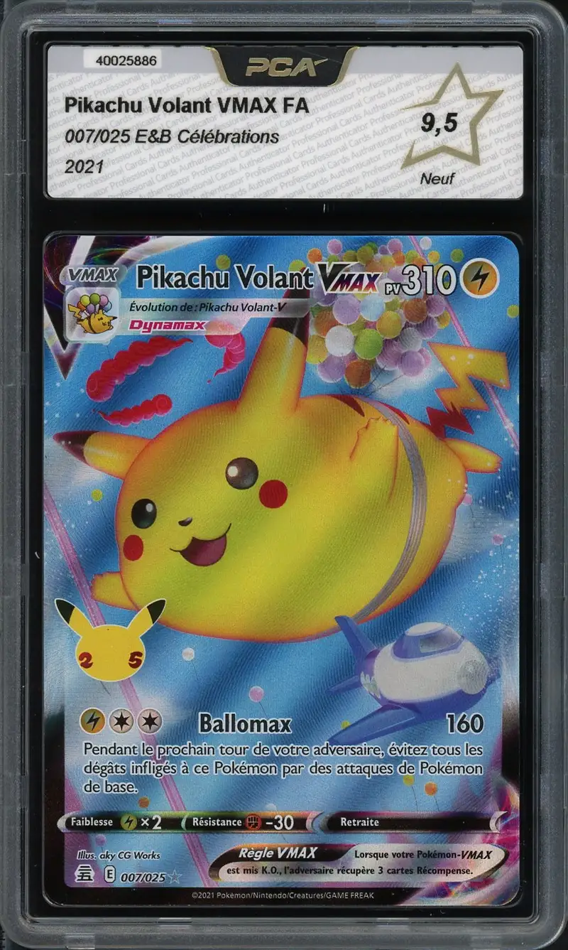 PCA 9.5 Pikachu Volant VMax