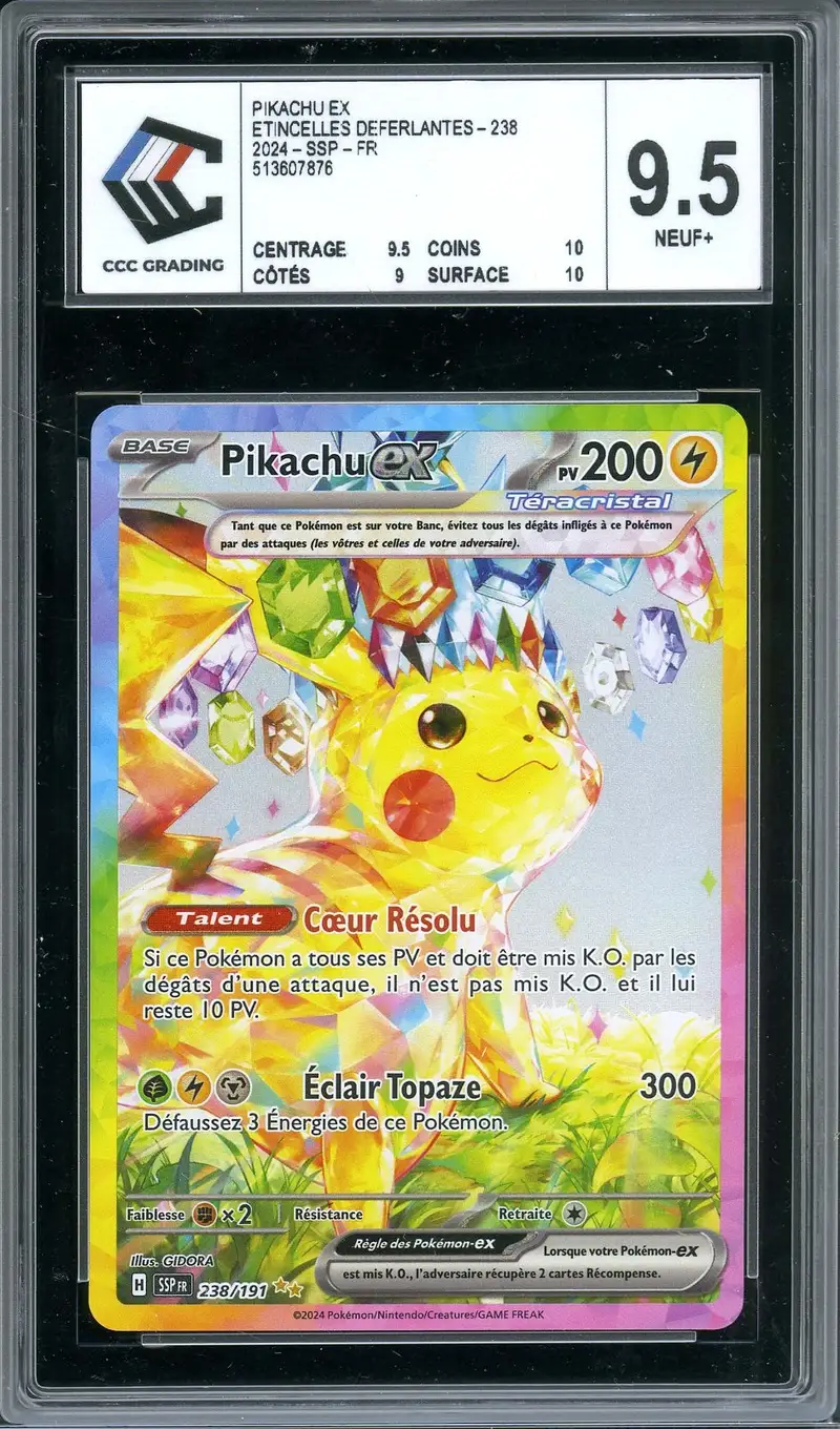 CCC 9.5 Pikachu Ex