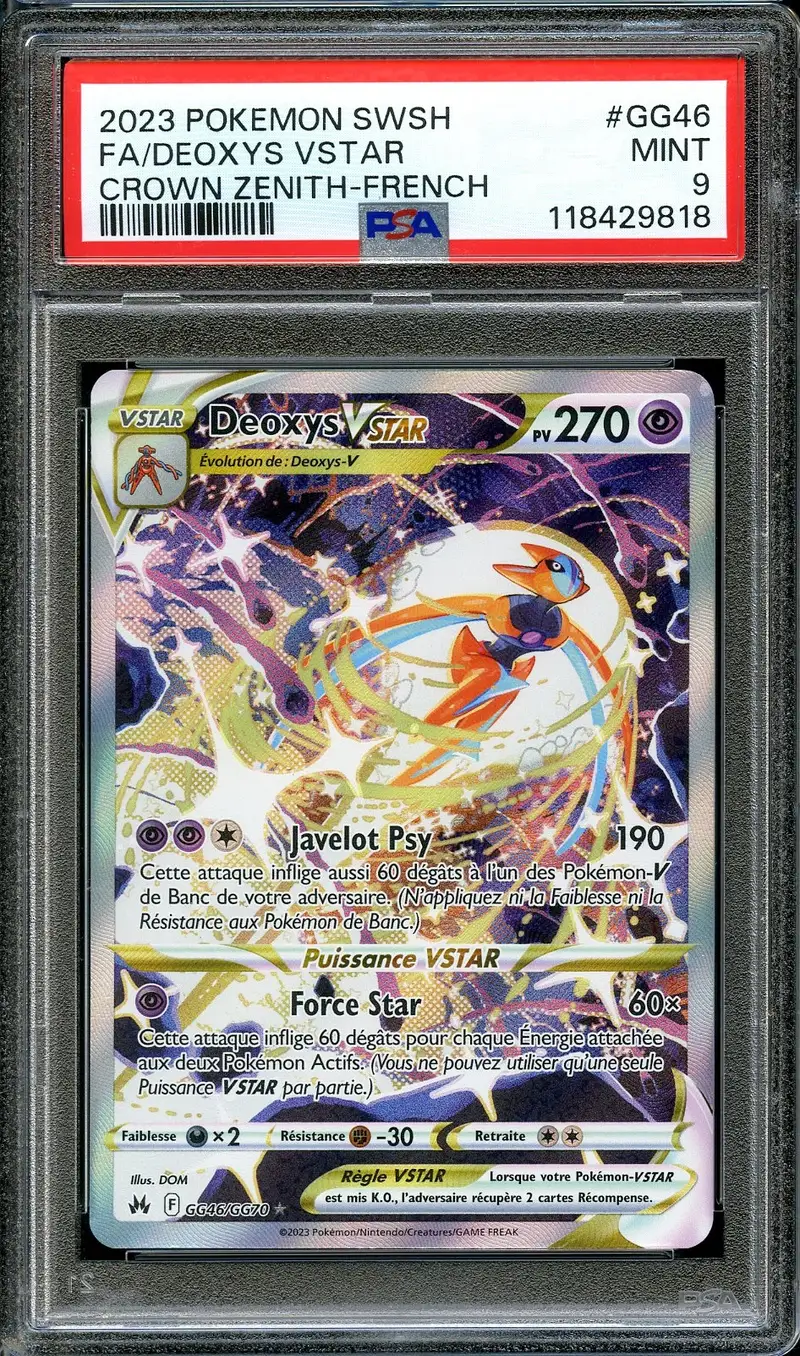 PSA 9 Deoxys VStar
