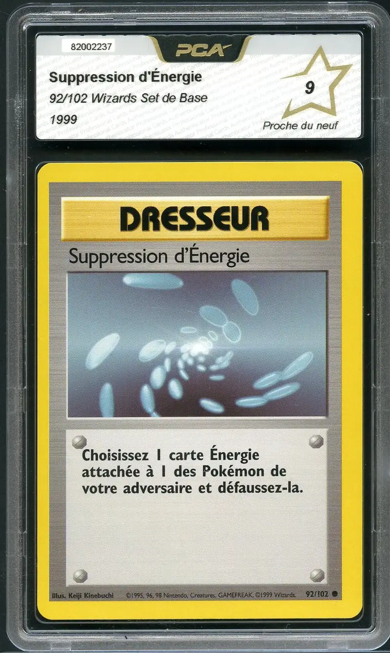 PCA 9 Suppression d'Energie