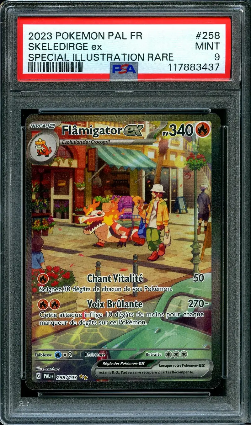 PSA 9 Flâmigator Ex