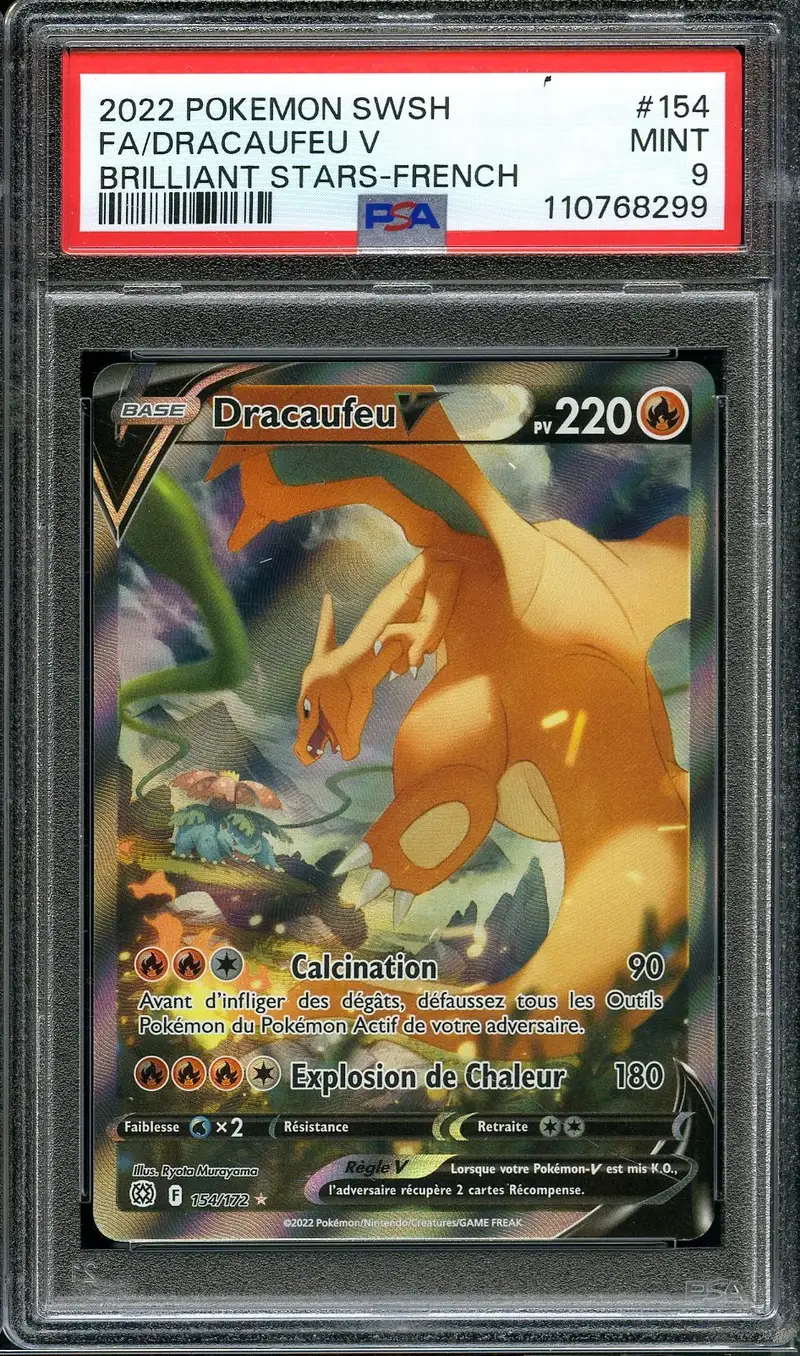 PSA 9 Dracaufeu V