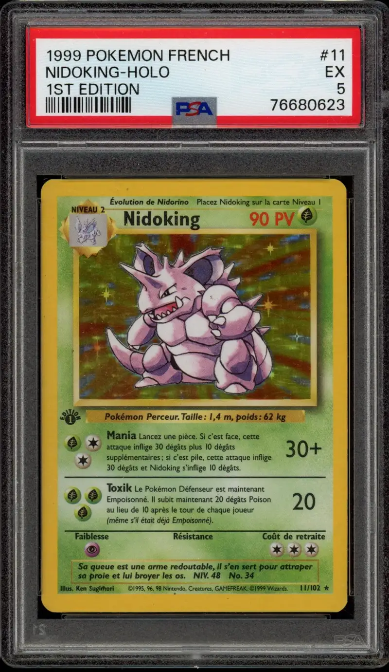 PSA 5 Nidoking Holo
