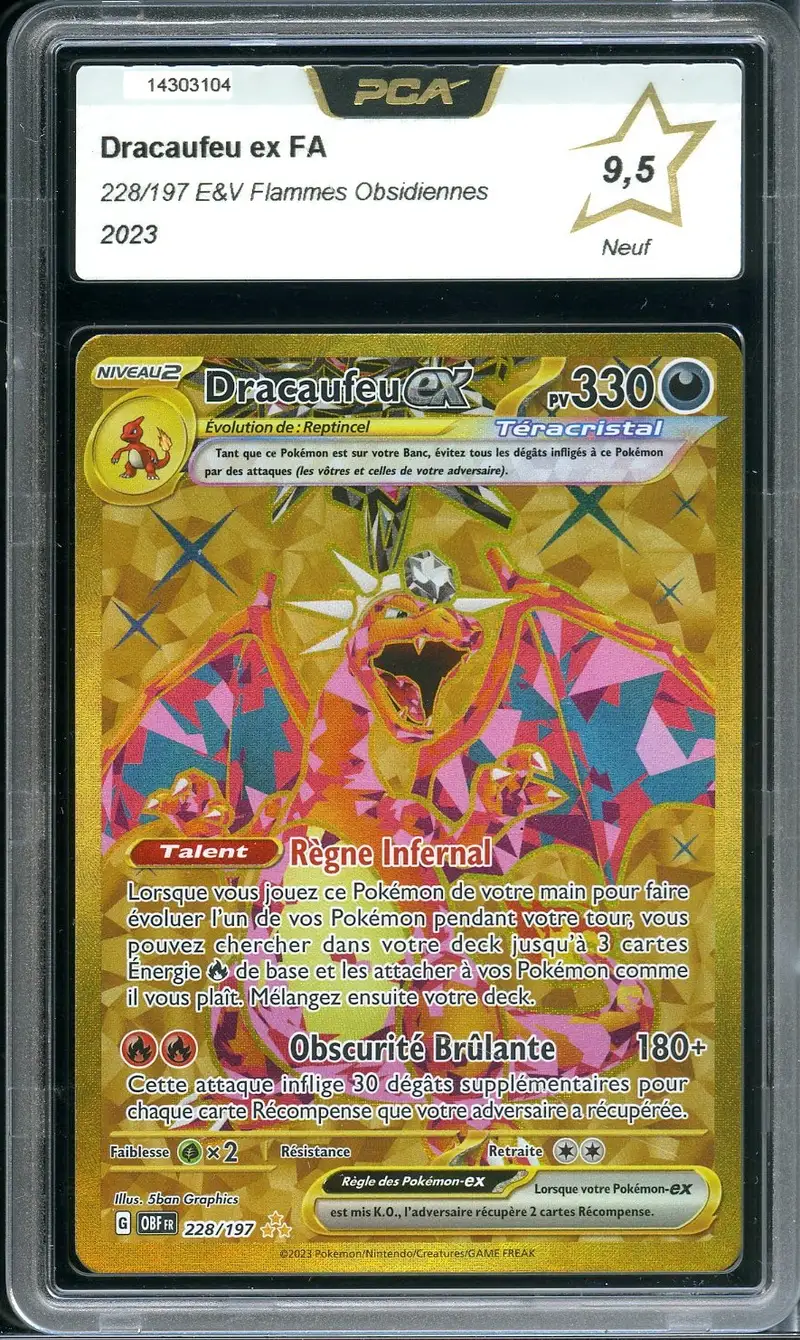 PCA 9.5 Dracaufeu Ex Gold