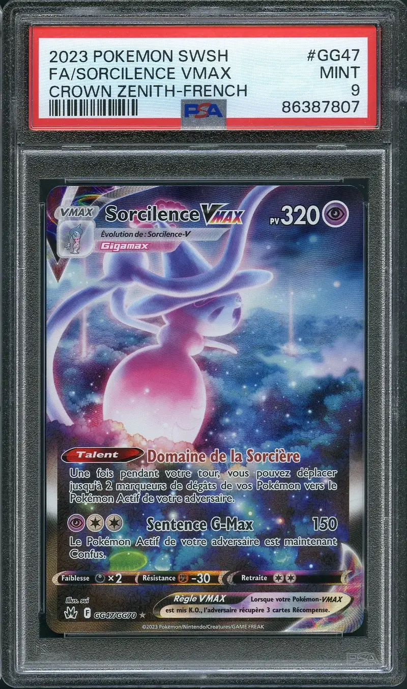 PSA 9 Sorcilence VMax