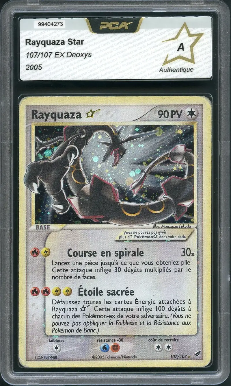 PCA A Rayquaza Gold Star