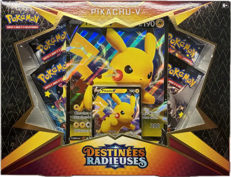Coffret EB4.5 Destinées Radieuses Pikachu V