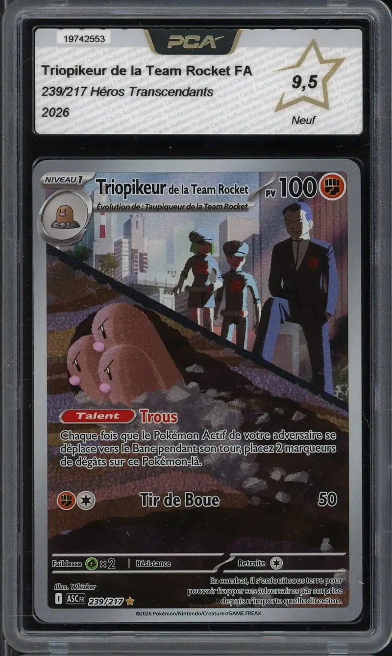 PCA 9.5 Triopikeur de la Team Rocket
