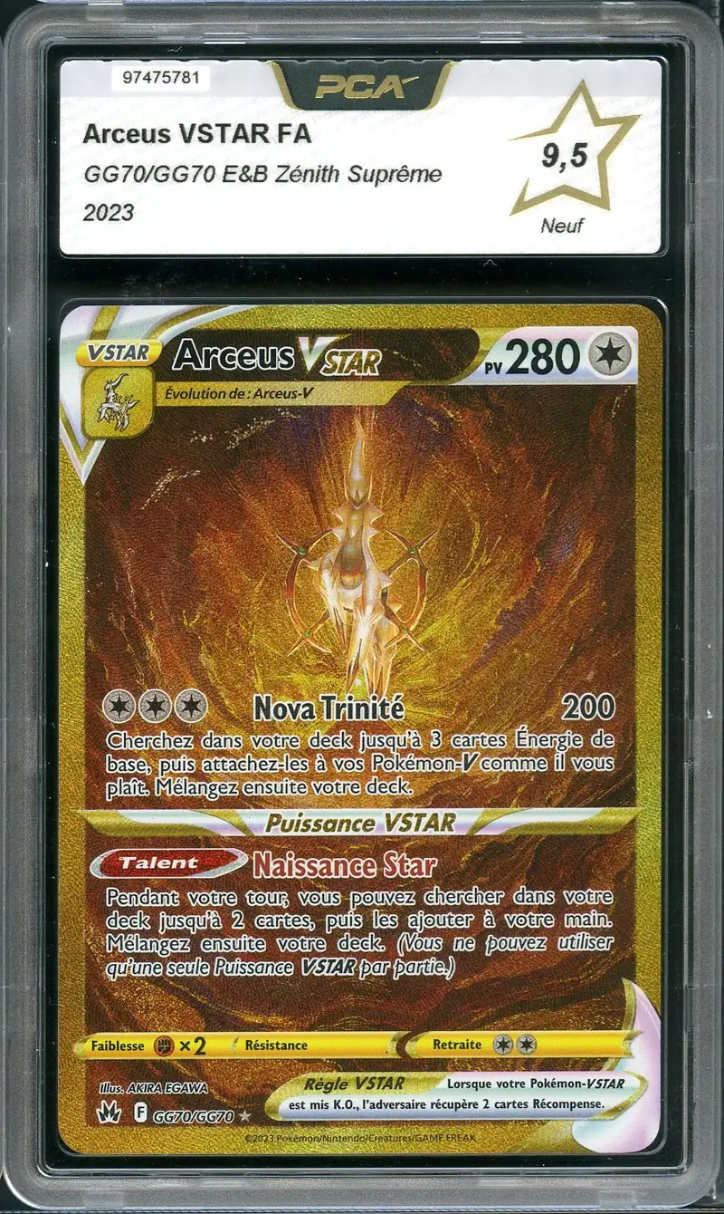 PCA 9.5 Arceus VStar Gold