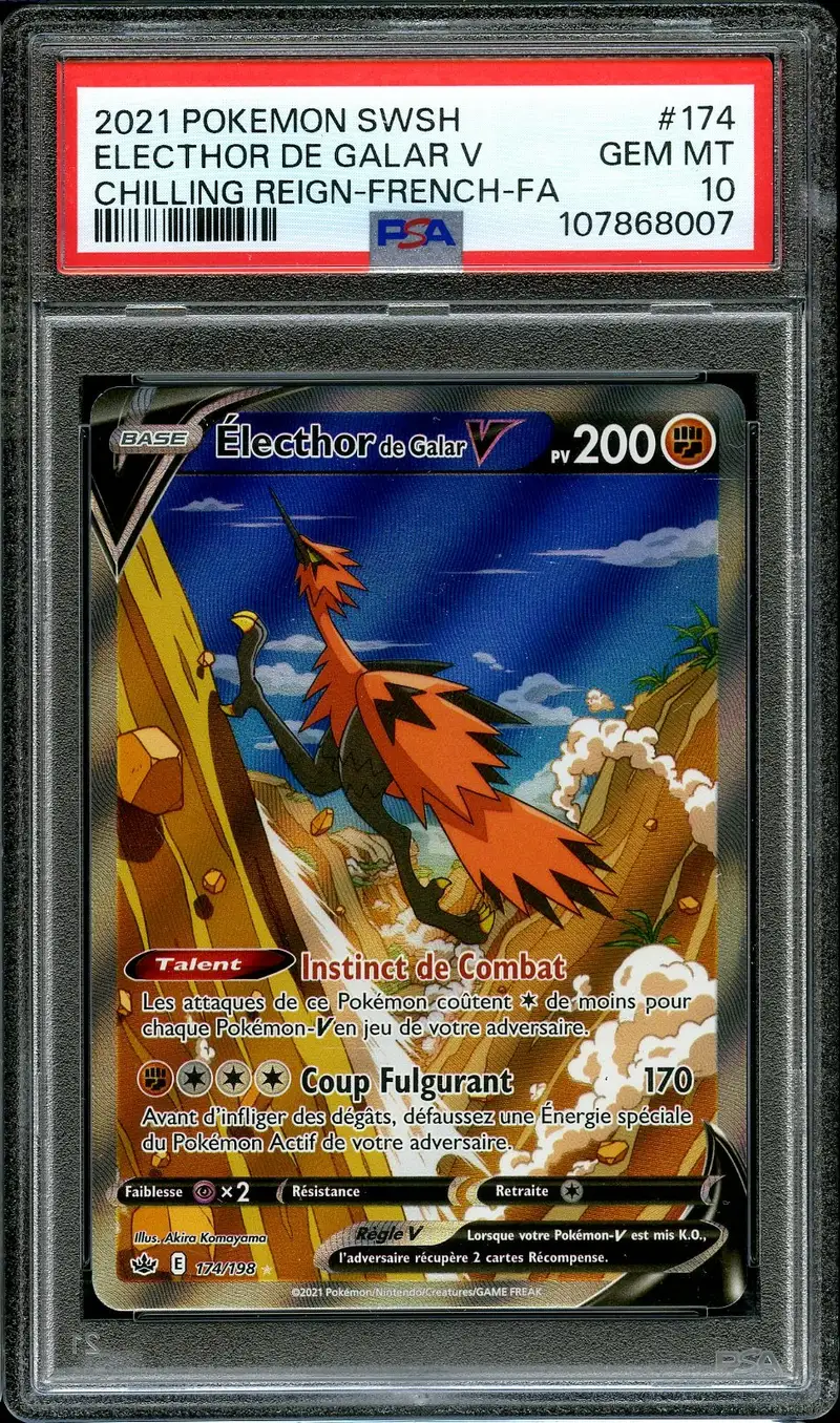 PSA 10 Electhor de Galar V