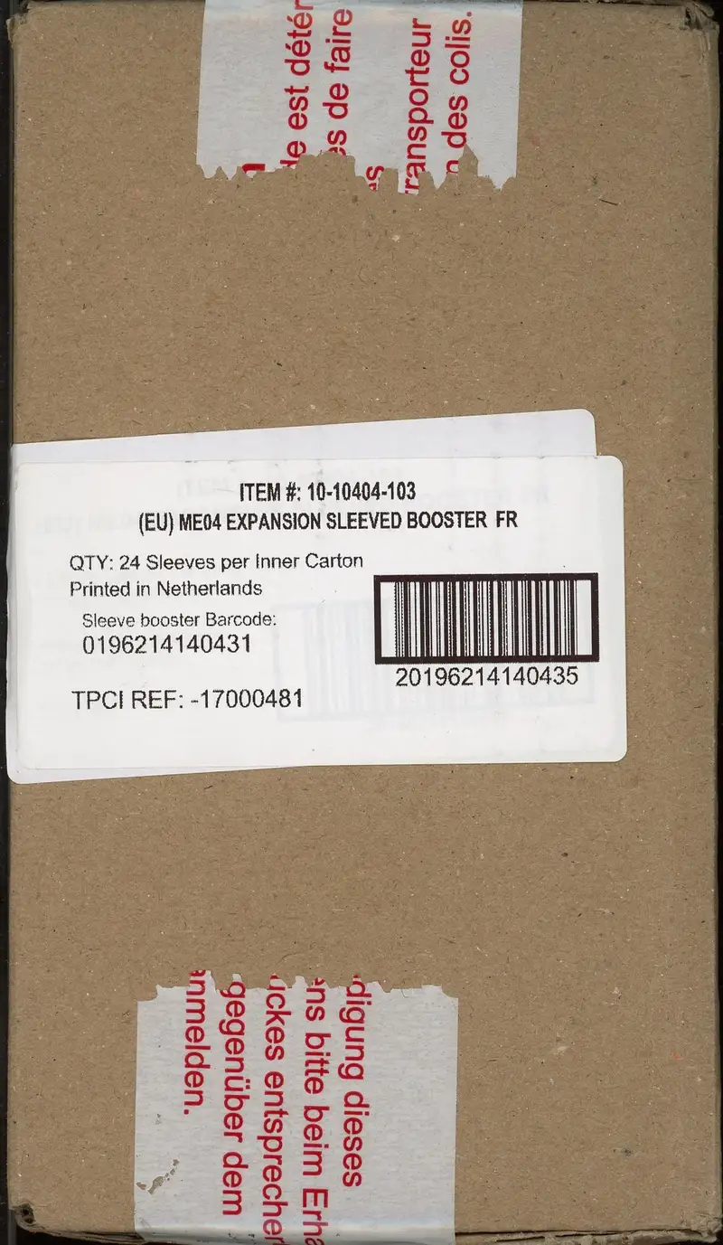 Case Booster Blister ME4 Chaos Ascendant