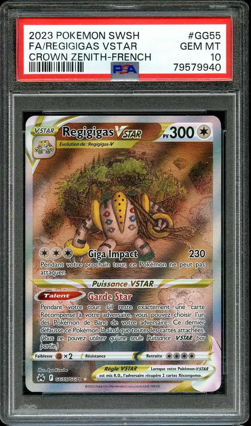 PSA 10 Regigigas VStar