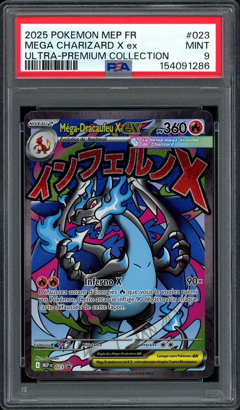 PSA 9 Méga-Dracaufeu X Ex