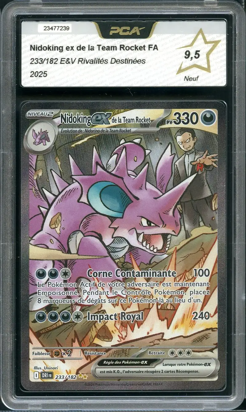 PCA 9.5 Nidoking Ex de la Team Rocket