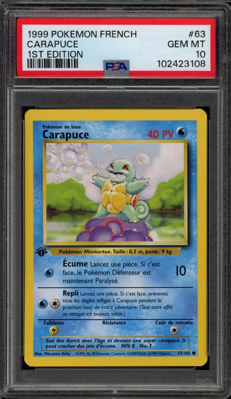 PSA 10 Carapuce