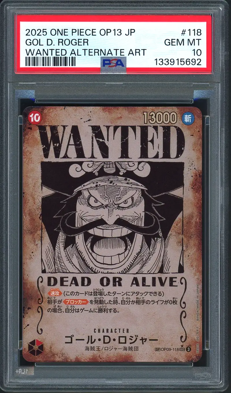 PSA 10 Gol D. Roger