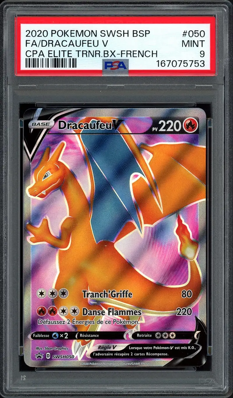 PSA 9 Dracaufeu V
