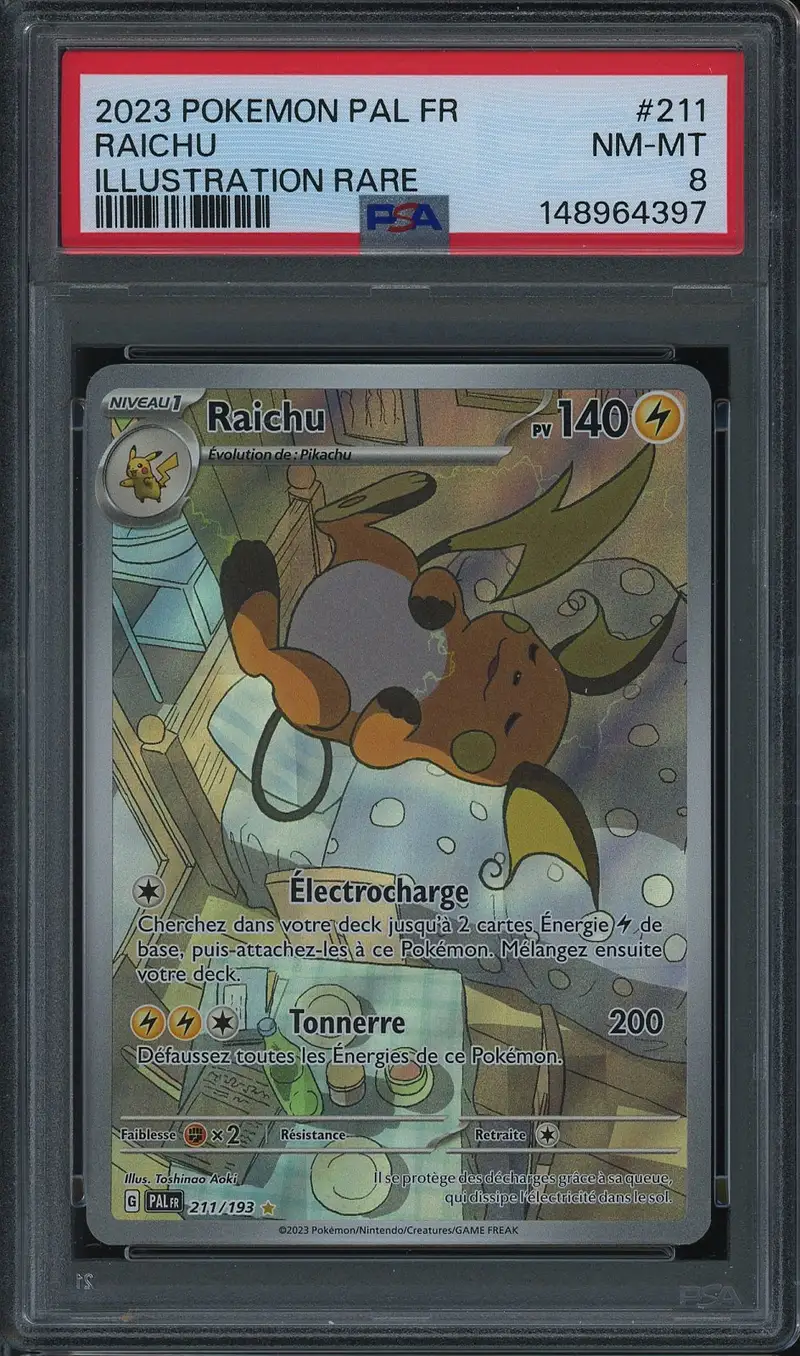 PSA 8 Raichu
