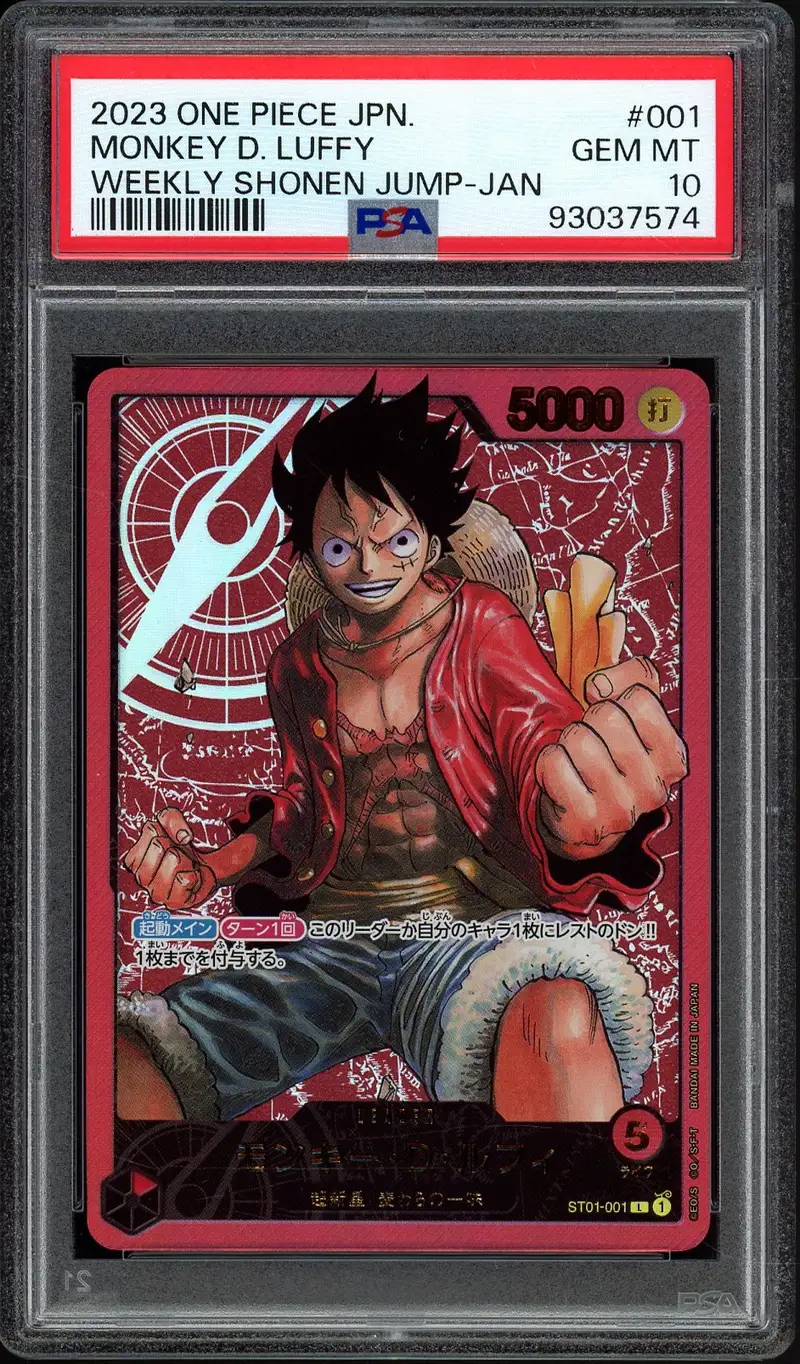 PSA 10 Monkey D. Luffy
