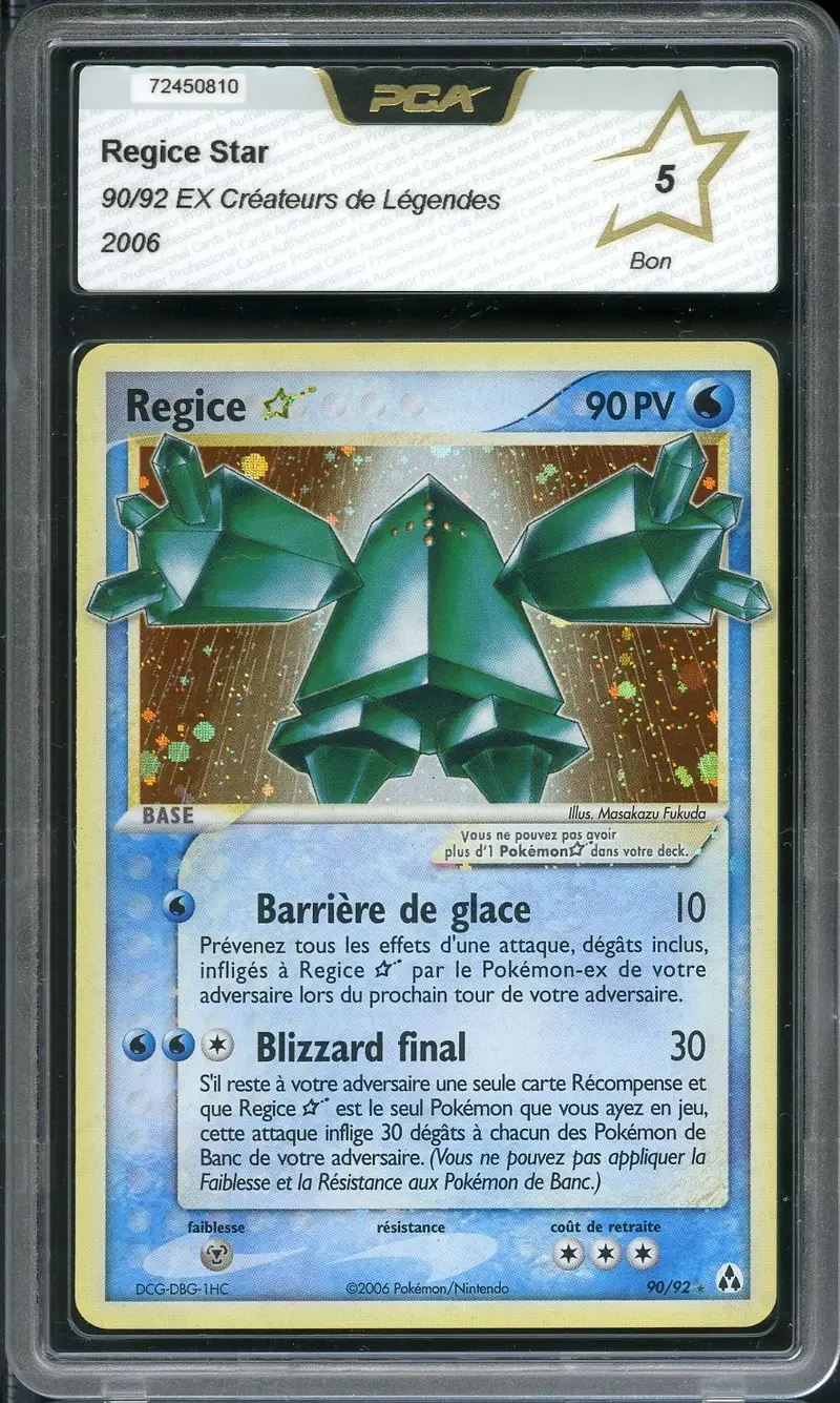 PCA 5 Regice Gold Star