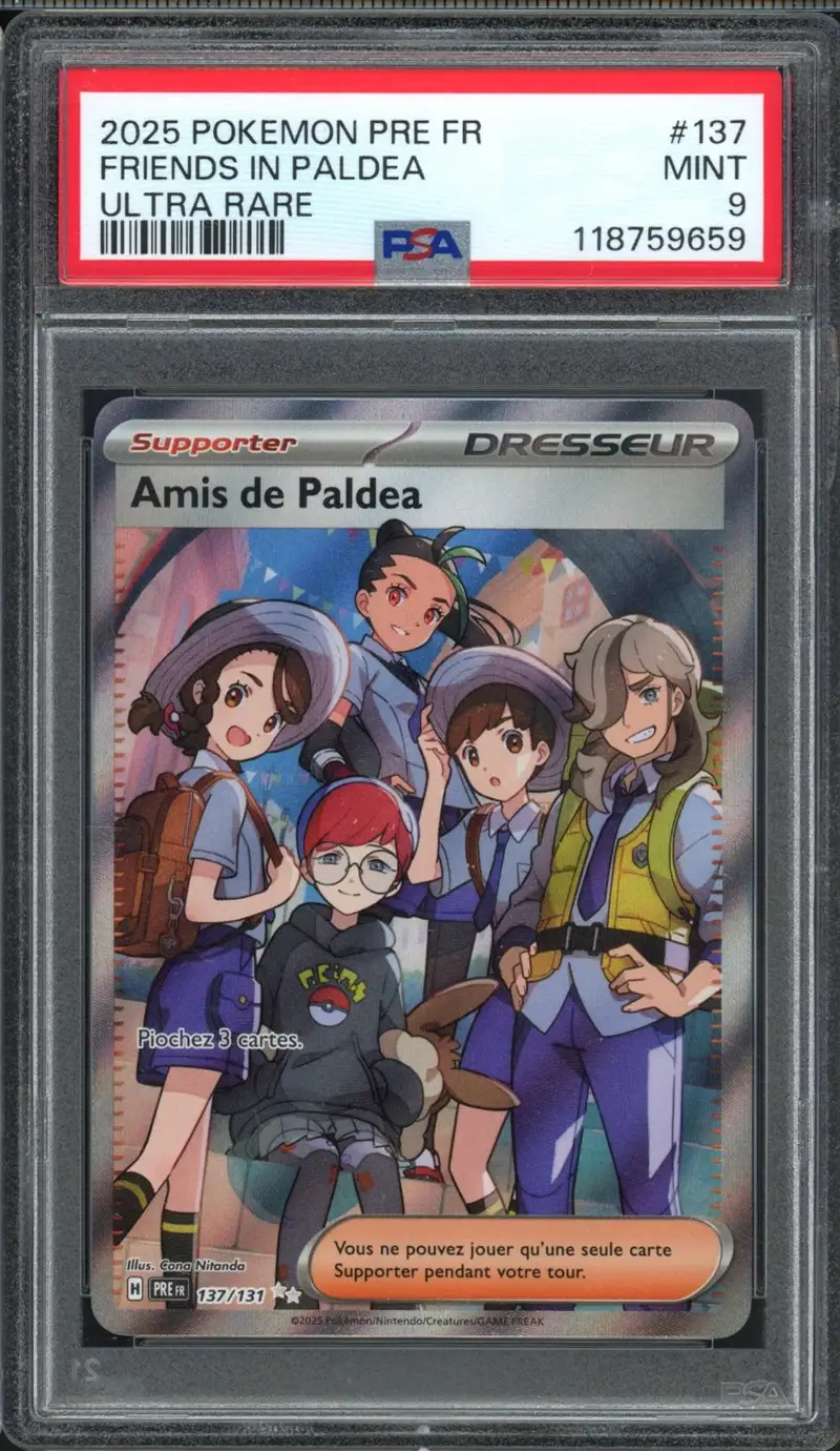PSA 9 Amis de Paldea