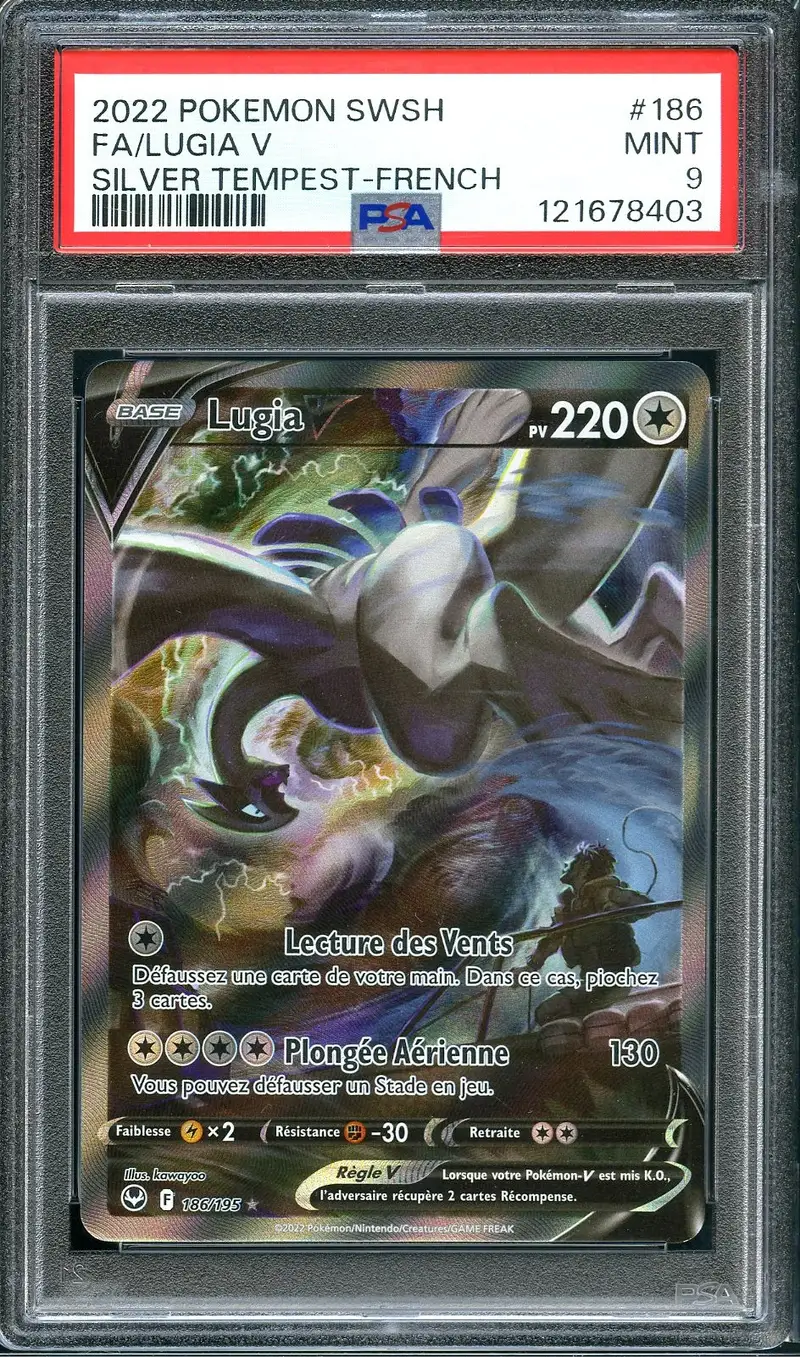 PSA 9 Lugia V