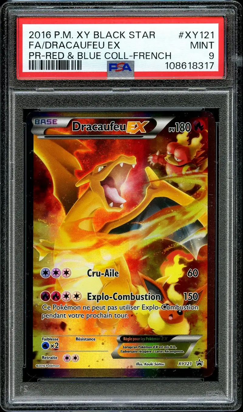 PSA 9 Dracaufeu Ex