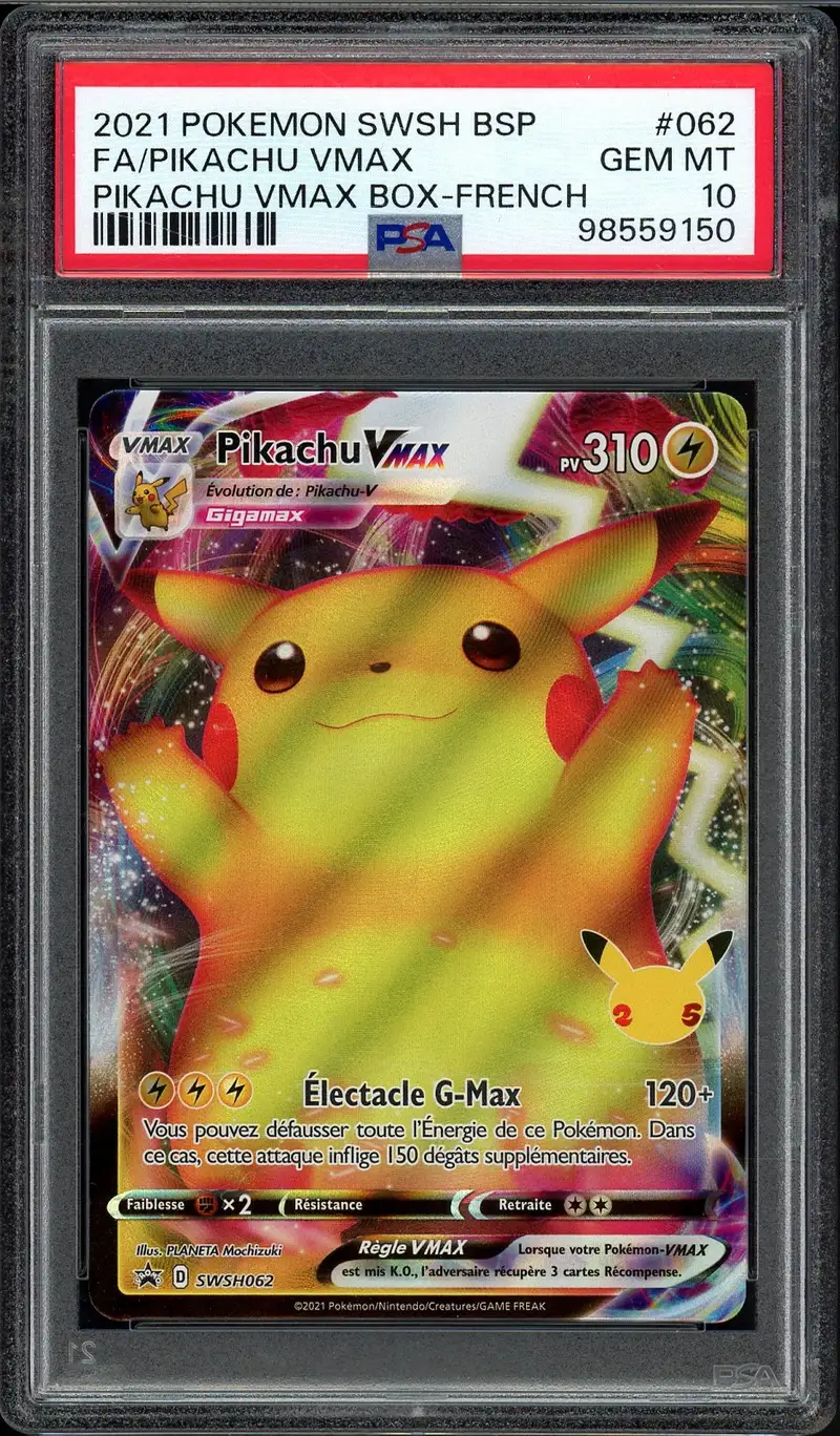 PSA 10 Pikachu VMax