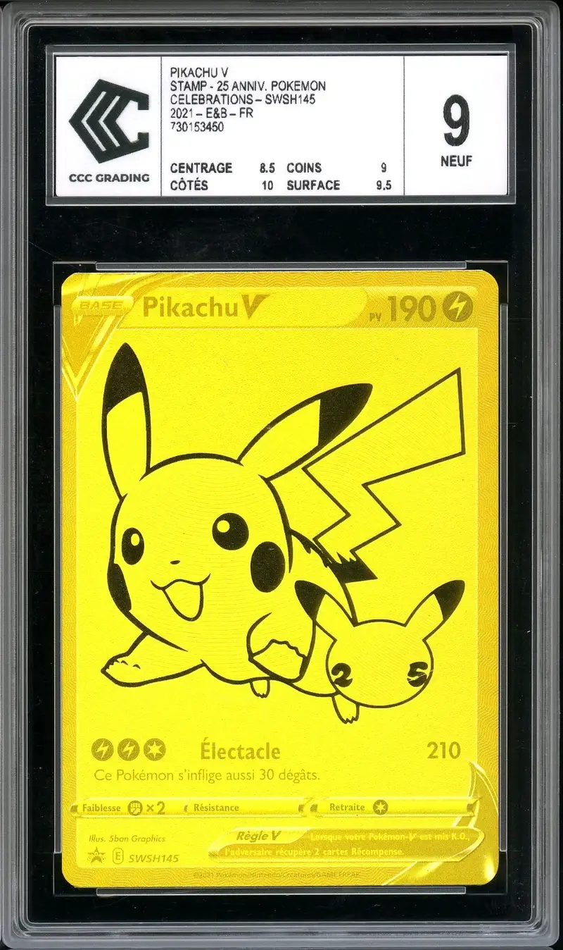 CCC 9 Pikachu V Gold