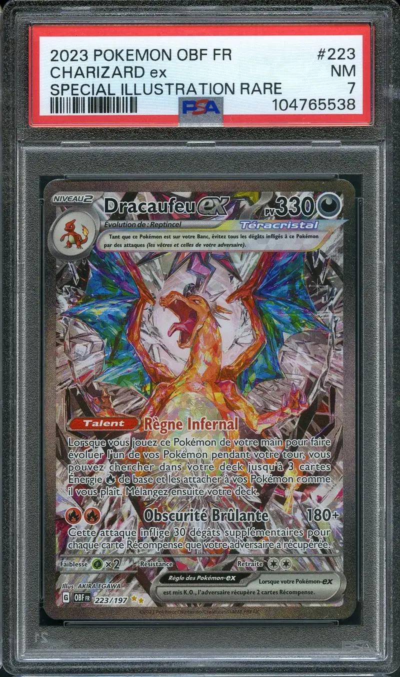PSA 7 Dracaufeu Ex