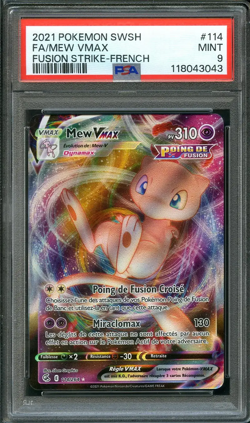 PSA 9 Mew VMax