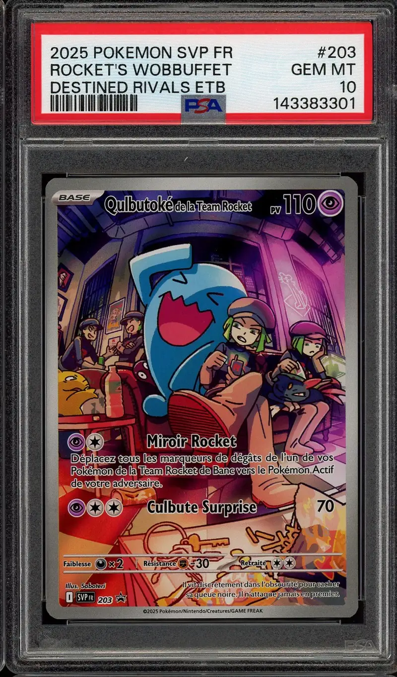 PSA 10 Qulbutoké De La Team Rocket