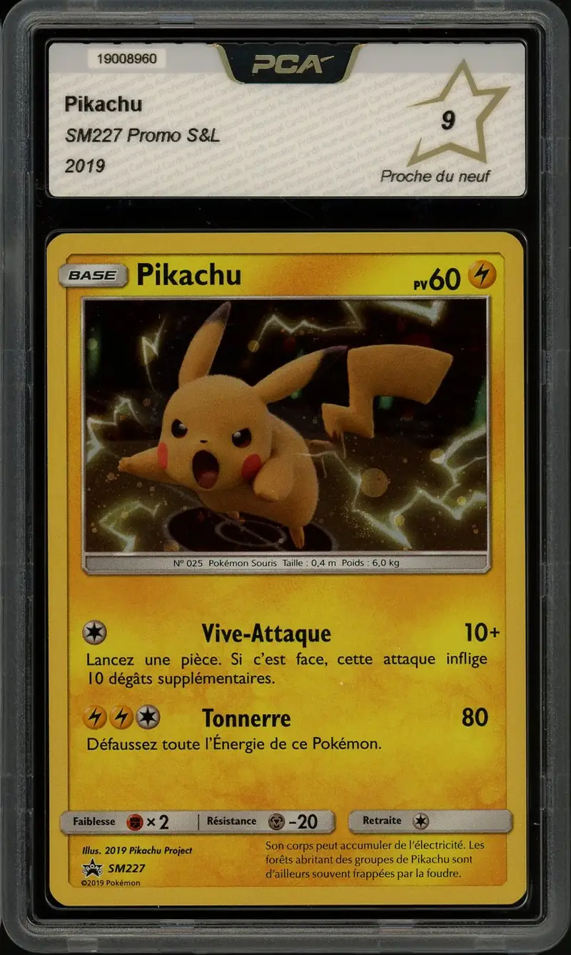 PCA 9 Pikachu Holo