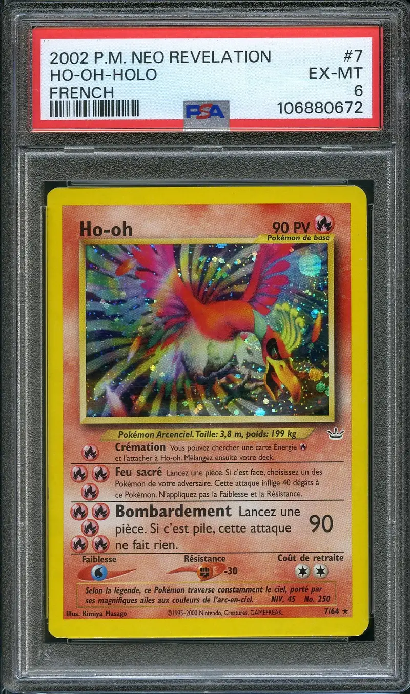 PSA 6 Ho-Oh Holo