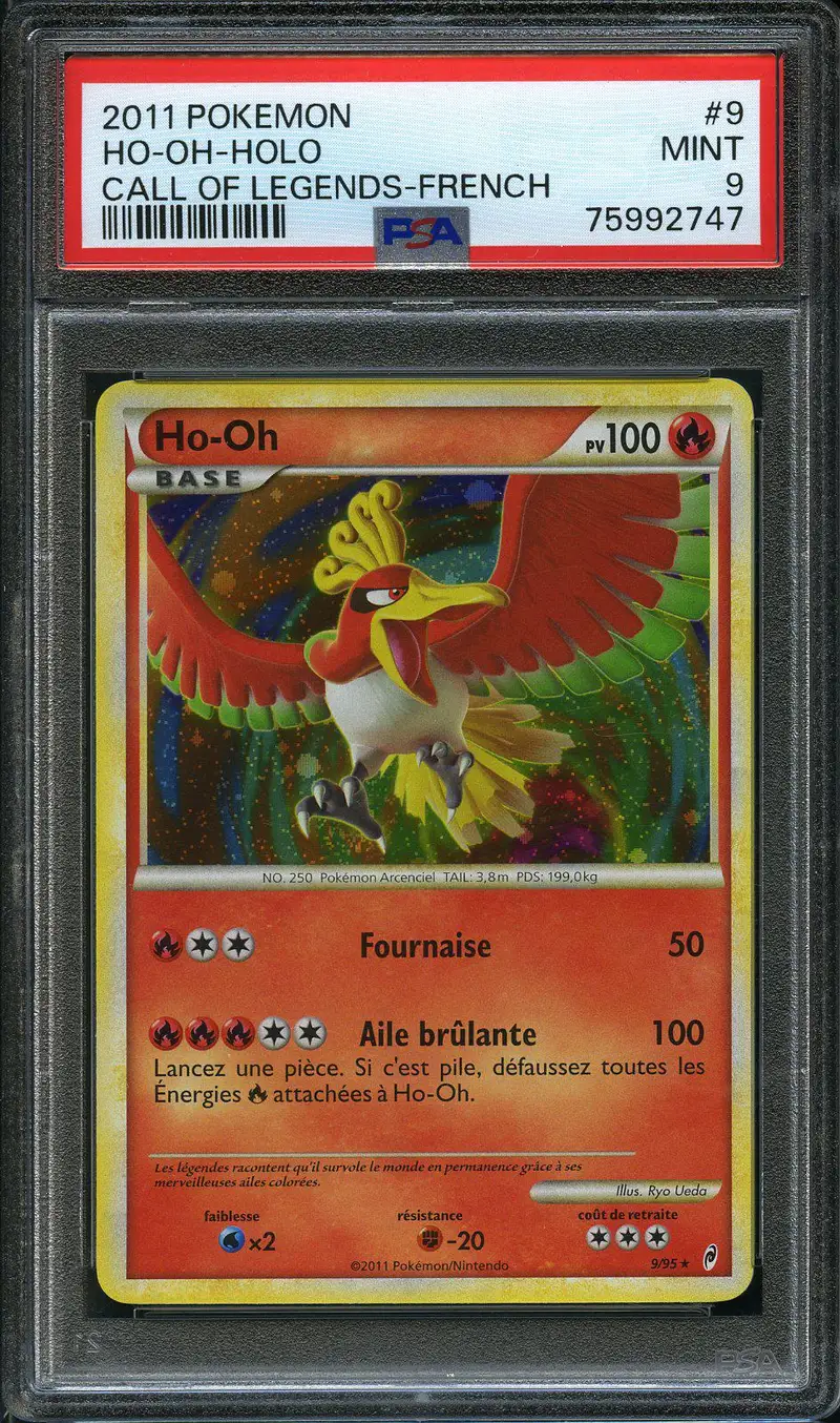 PSA 9 Ho-Oh Holo