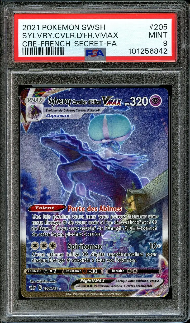 PSA 9 Sylveroy Cavalier d'Effroi VMax