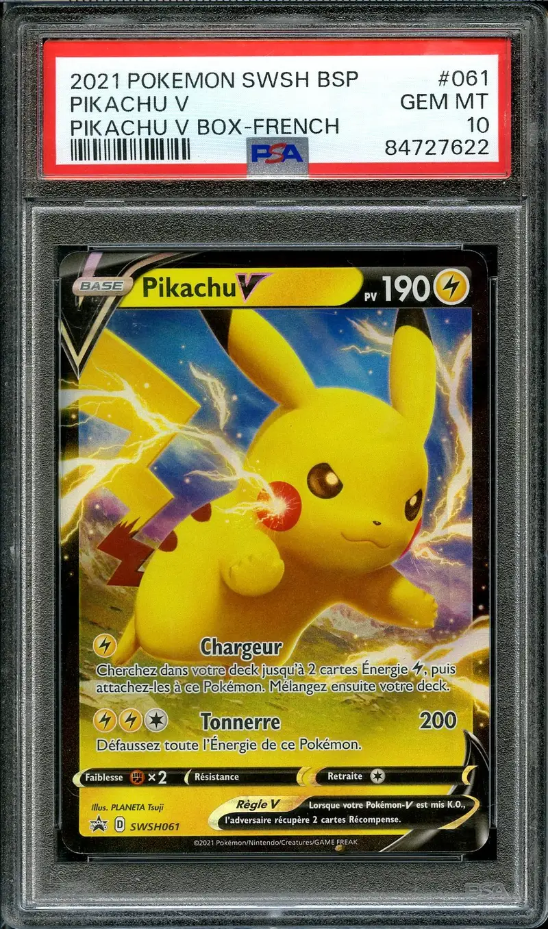PSA 10 Pikachu V