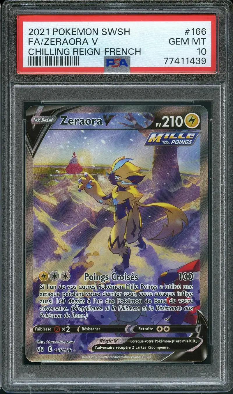 PSA 10 Zeraora V