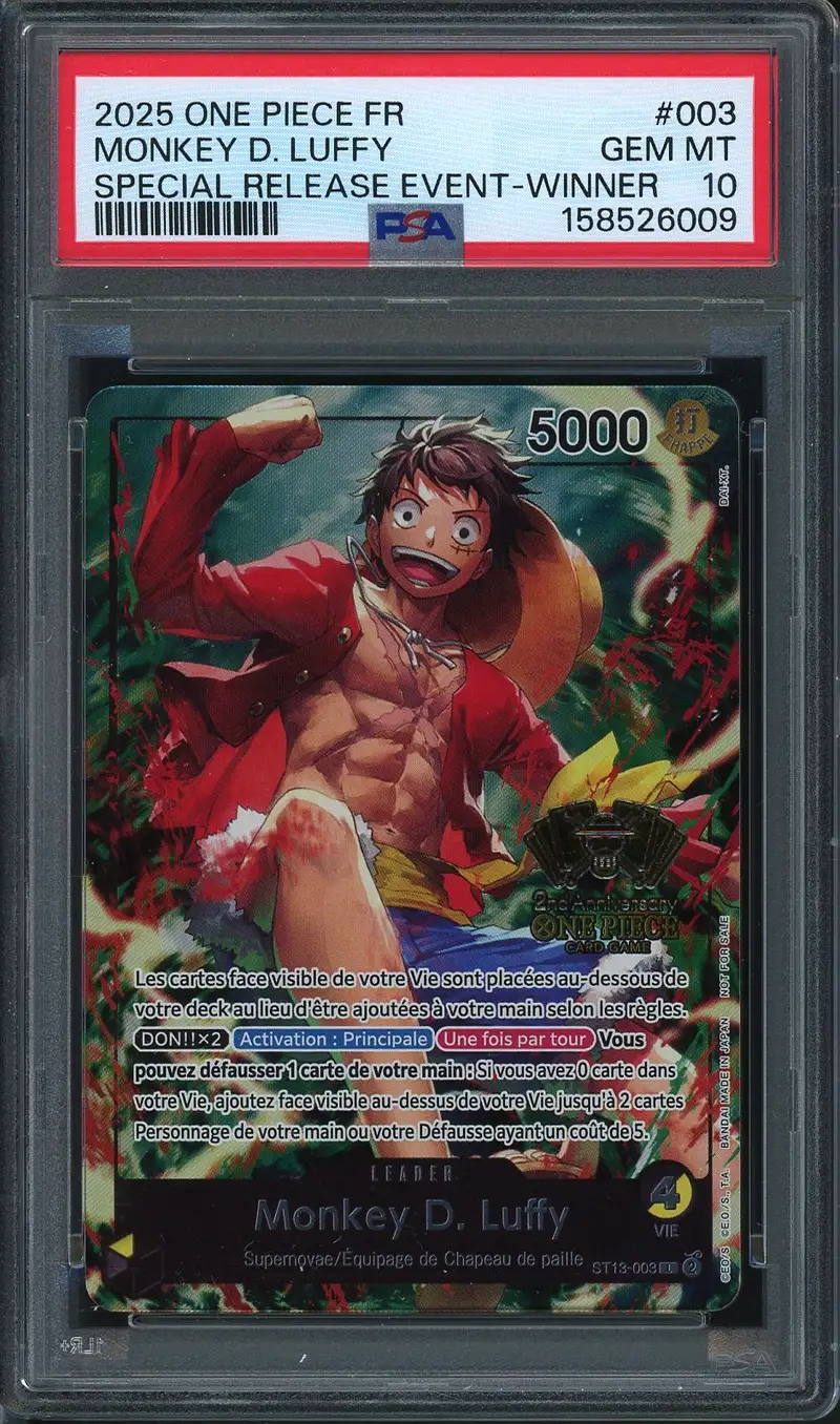 PSA 10 Monkey D. Luffy